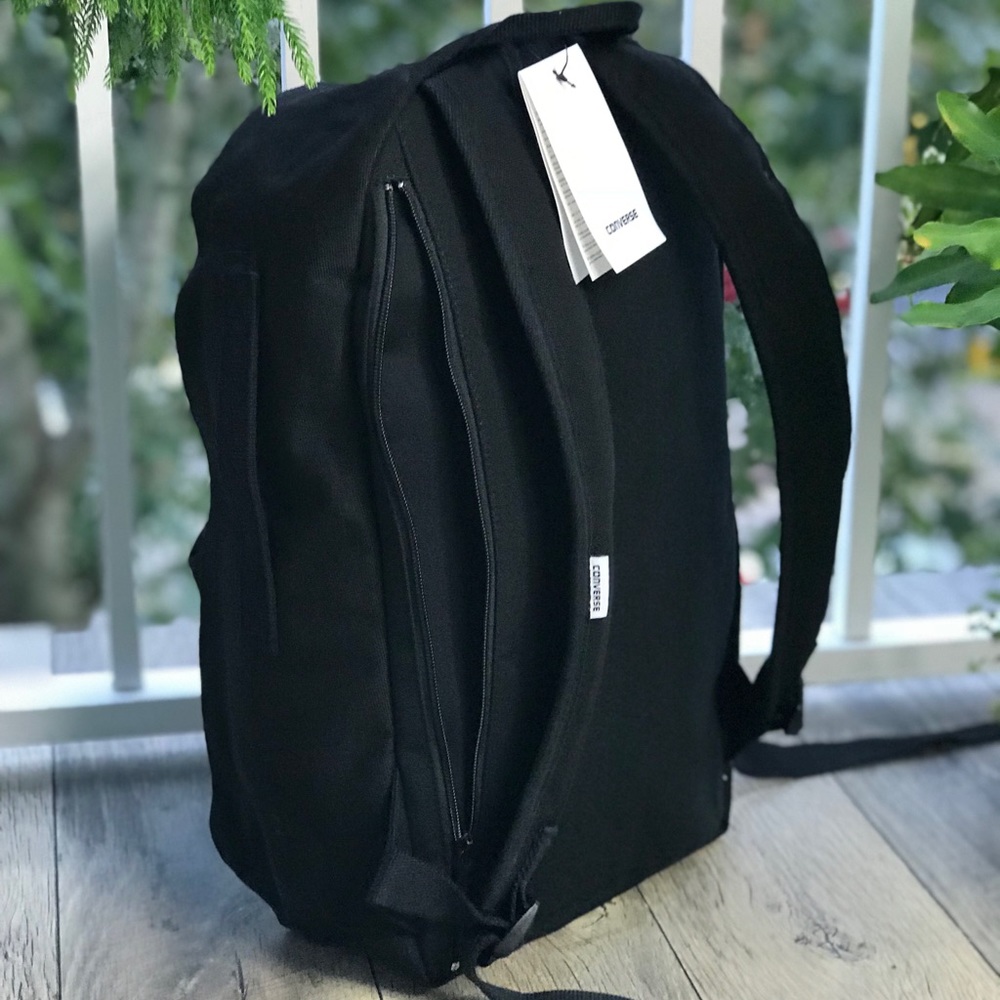 NWT Essential Backpack G Canvas Black Unisex AUTHE - Picture 4 of 8